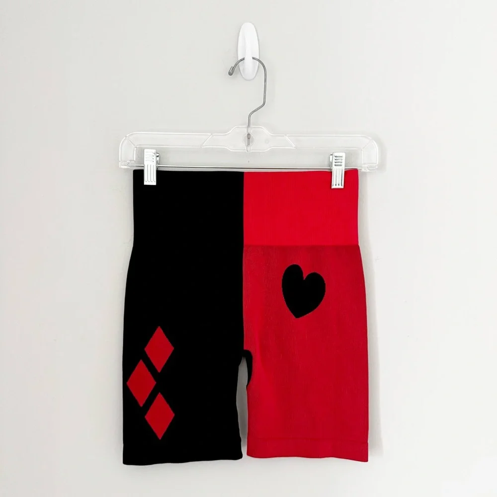 Harley Quinn Seamless Biker Shorts